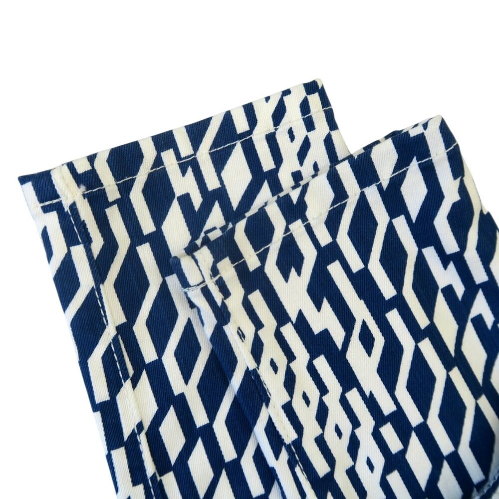 Joe’s Jeans High Water Ankle Pants Royal Diamond Blue White Size 25 - Picture 5 of 8